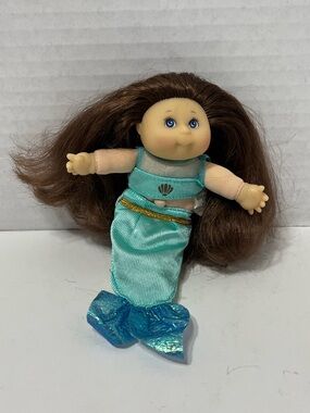 CABBAGE PATCH KIDS Vintage 1995 Dress and play mermaid mini doll Mattel